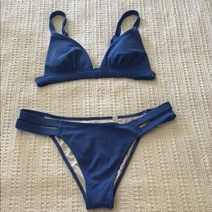 Shade & Shore Blue Bikini Set